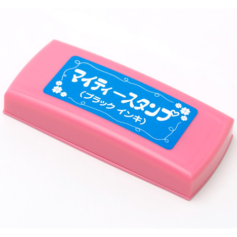 マイティースタンプパッド 【黒色インク】ケース：ピンクの商品画像1